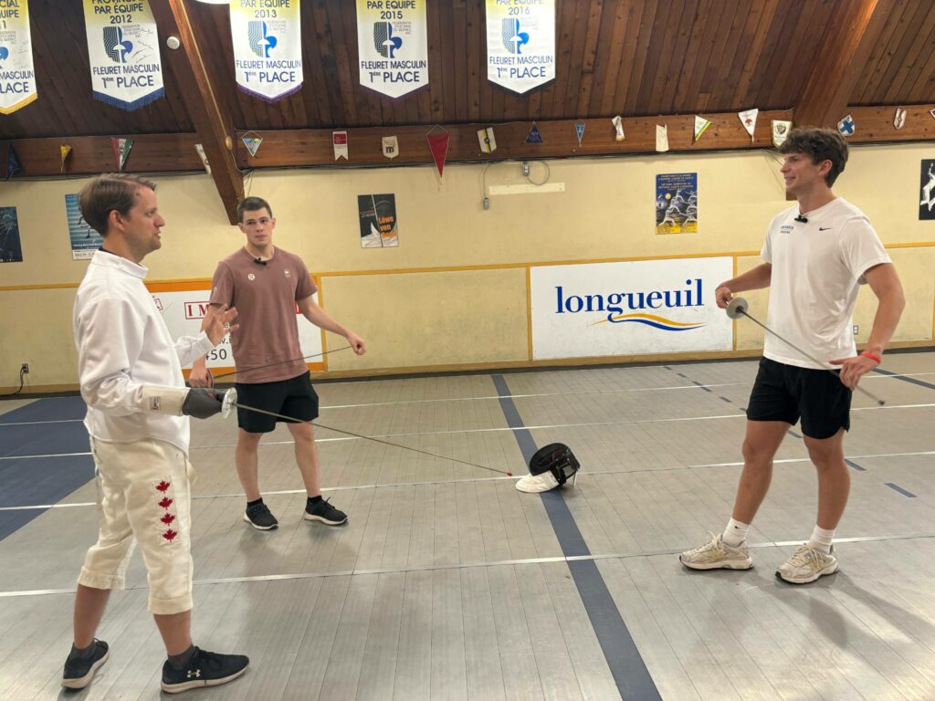 VIDÉO – S’initier à l’escrime avec deux athlètes olympiques